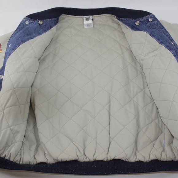 VTG 90s Disney Tigger Top Performance Embroidered Varsity Jacket Coat Size Small - Picture 11 of 11